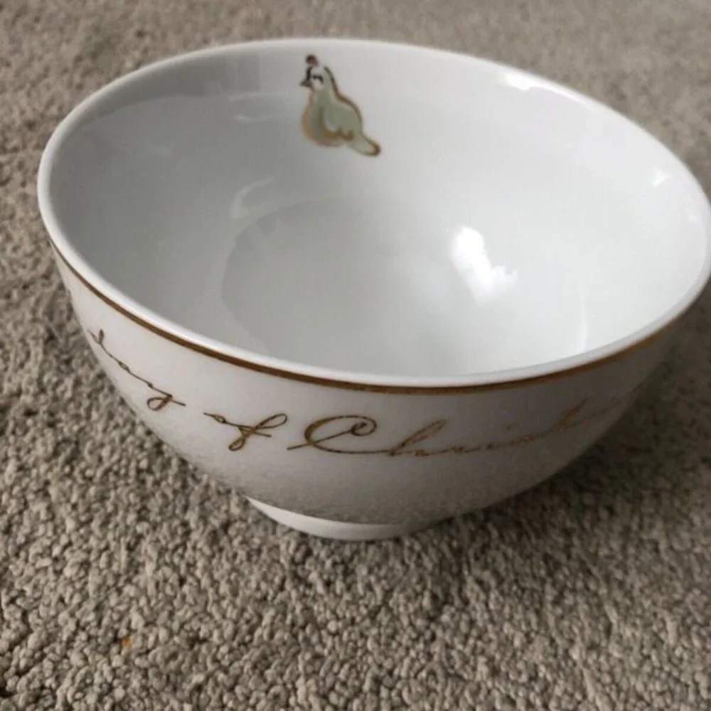 Pier 1 Partridge in a pear Tree 12 days of Christmas Soup Cereal Bowl‎